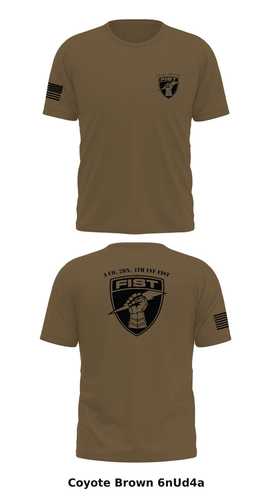 A Co, 2BN, 4TH INF FIST Store 1 Core Men's SS Performance Tee - 6nUd4a