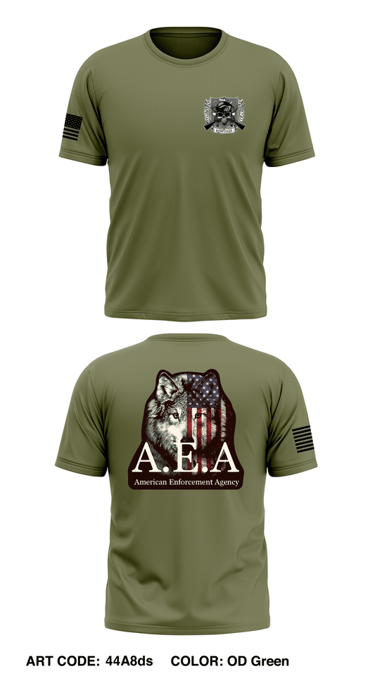 AEA004 Store 1 Core Men's SS Performance Tee - 44A8ds