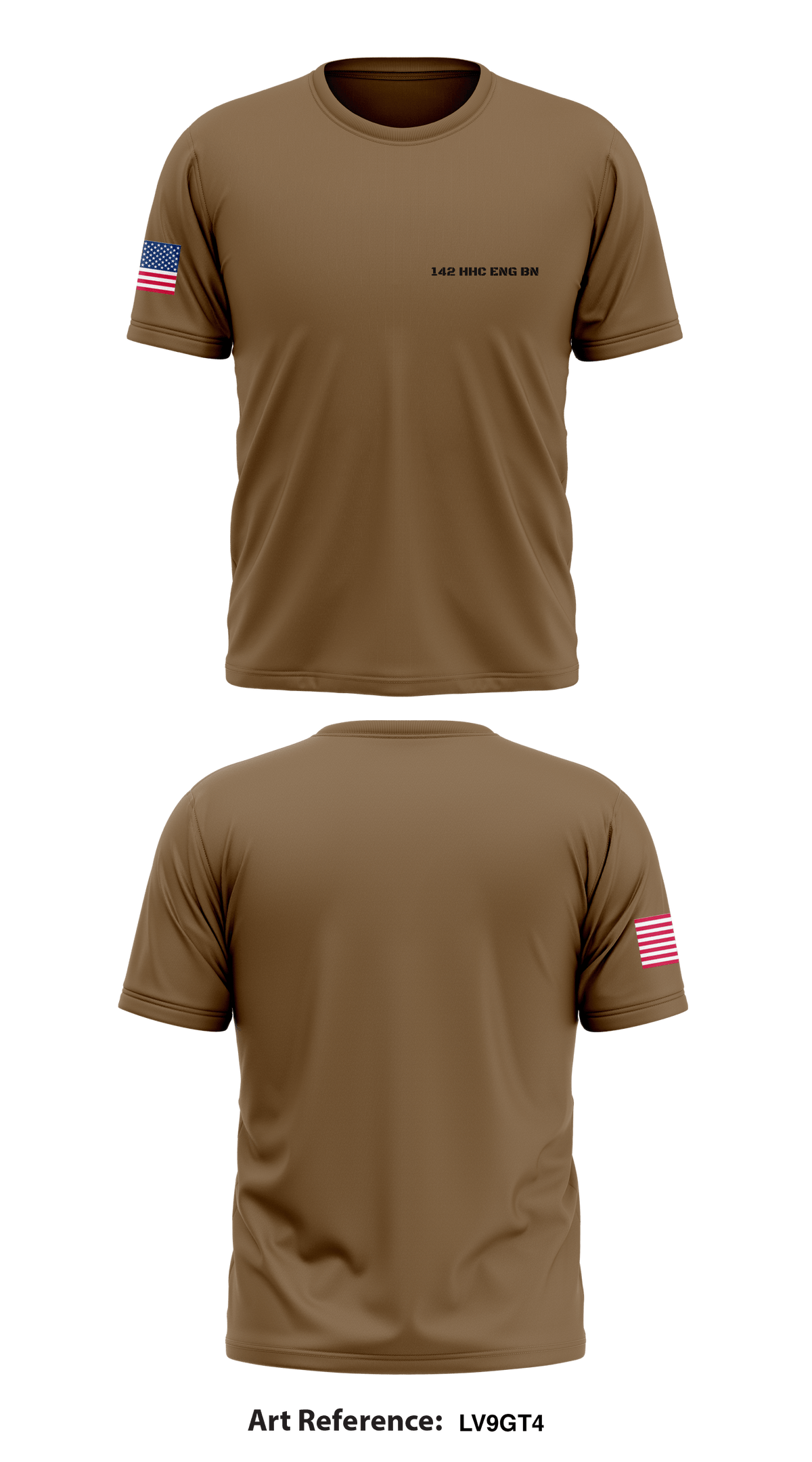 142 HHC ENG BN Store 1 Core Men's SS Performance Tee - LV9GT4