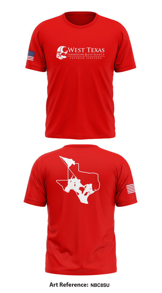 West Texas Counseling Veteran Services Store 1 Core Men's SS Performance Tee - NBc8sU