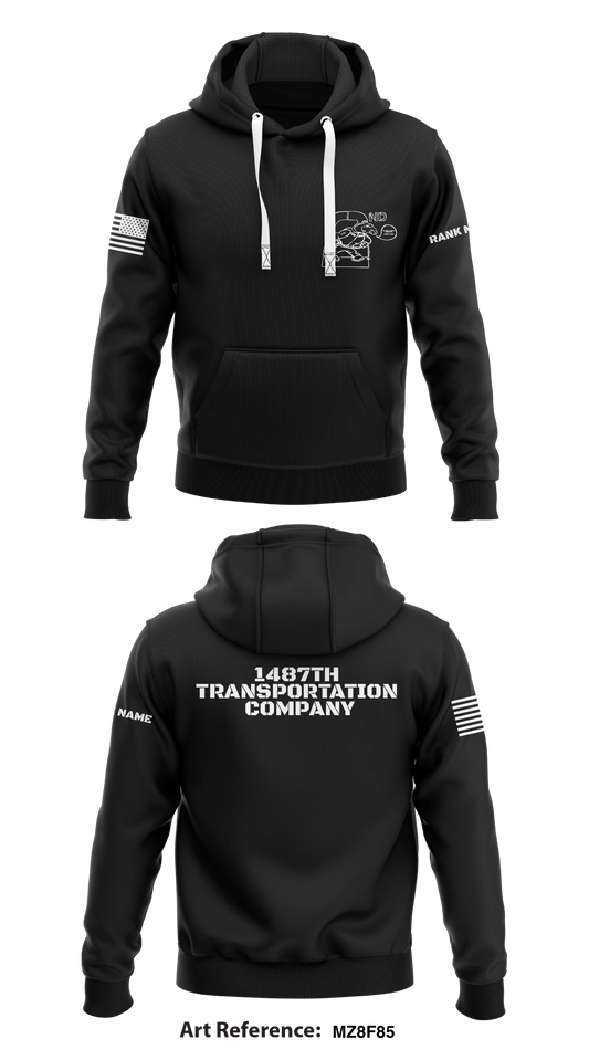 1487th Transportation Company  Store 1  Core Men's Hooded Performance Sweatshirt - mz8F85