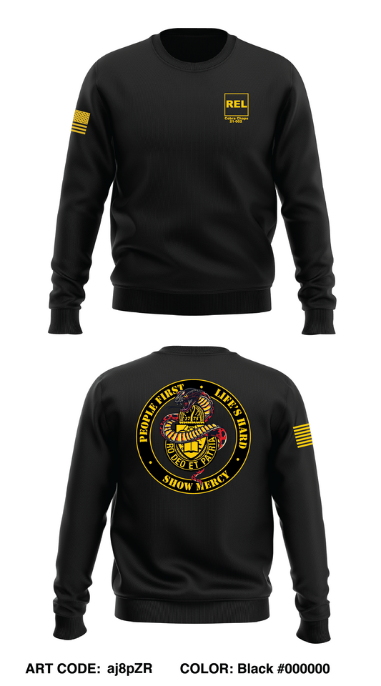Chaplain Captain Career Cro Store 1 Core Men's Crewneck Performance Sweatshirt - aj8pZR