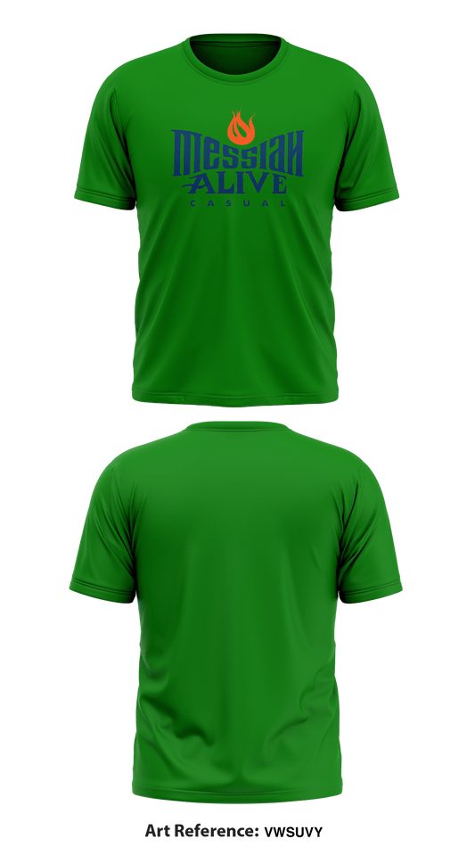 Messiah Alive Store 1 Core Men's SS Performance Tee - vWsuVY