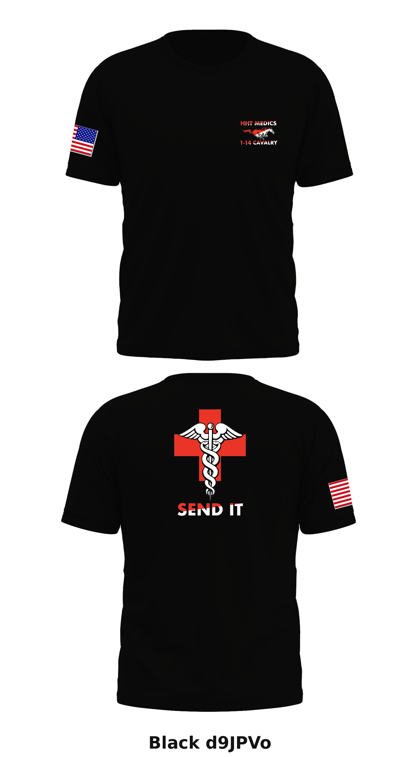 HHT Medics 1-14 Cavalry  Store 1 Core Men's SS Performance Tee - d9JPVo