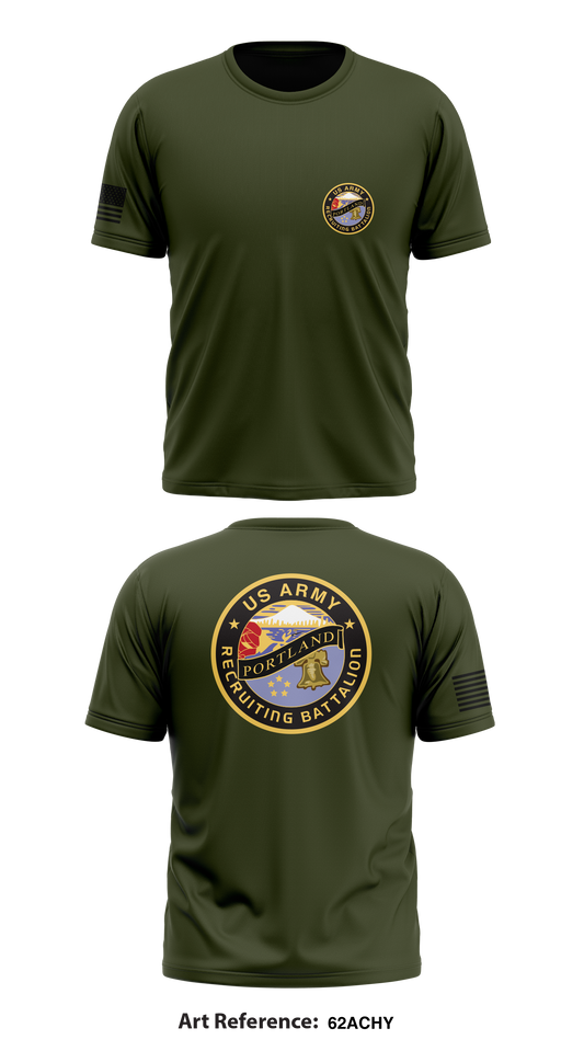 US Army Recruiting BN - Portland Store 1  Core Men's SS Performance Tee - 62aCHY