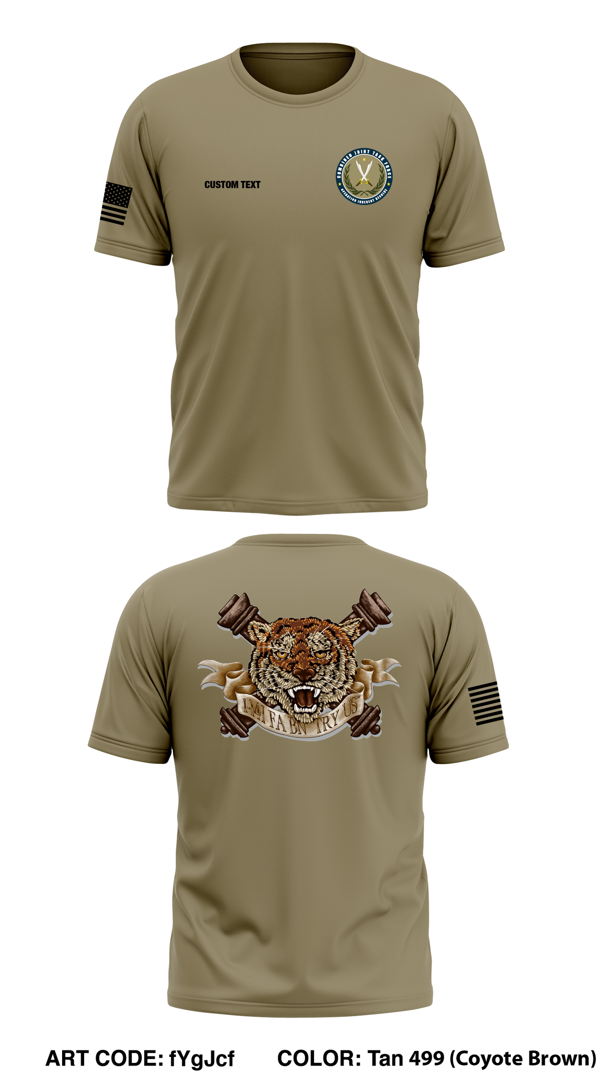 1-141 FA BN, 256 IBCT  Store 1 Core Men's SS Performance Tee - fYgJcf