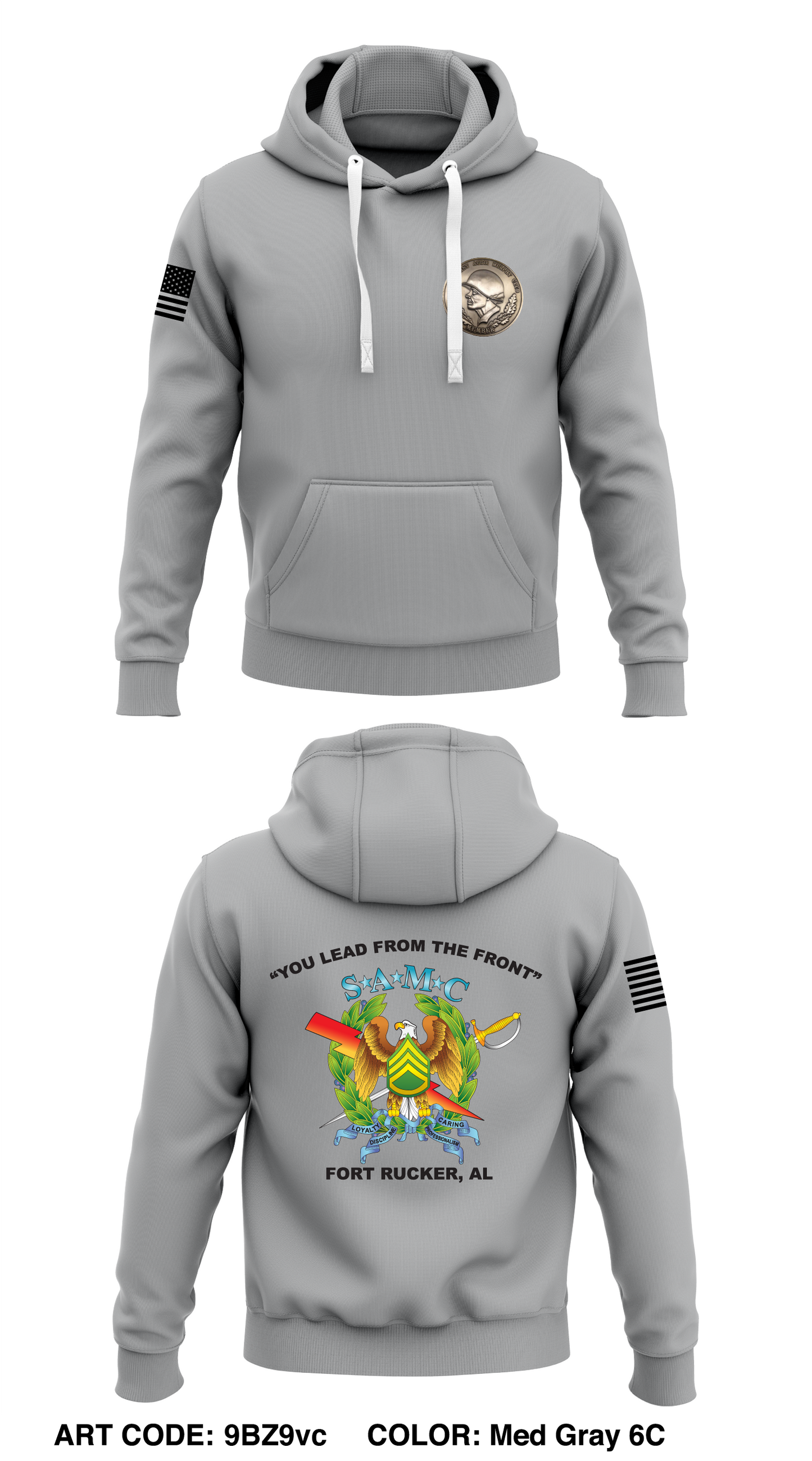 Sergeant Audie Murphy Club Fort Rucker, AL Store 1  Core Men's Hooded Performance Sweatshirt - 9BZ9vc