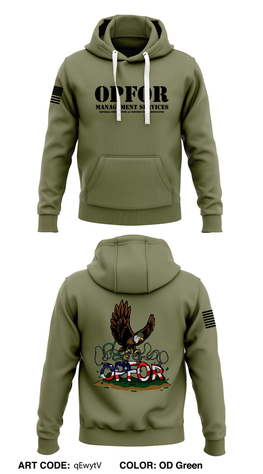 OPFOR MANAGEMENT SERVICES Store 1  Core Men's Hooded Performance Sweatshirt - qEwytV