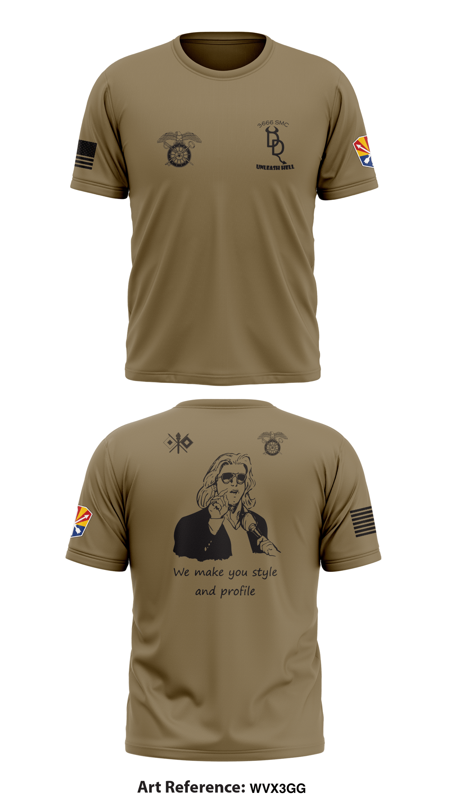 3666th SMC Store 1 Core Men's SS Performance Tee - Wvx3gg