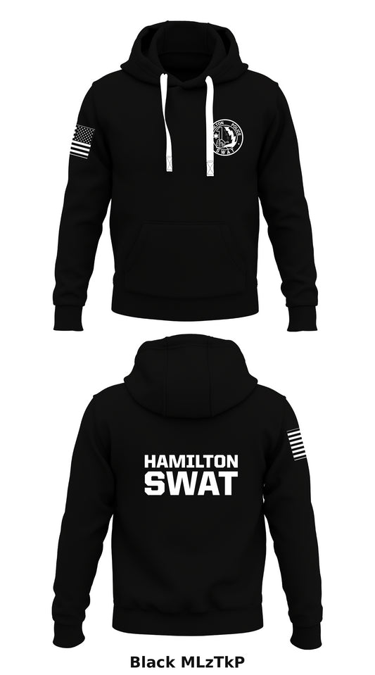 HAMILTON SWAT Store 1  Core Men's Hooded Performance Sweatshirt - MLzTkP