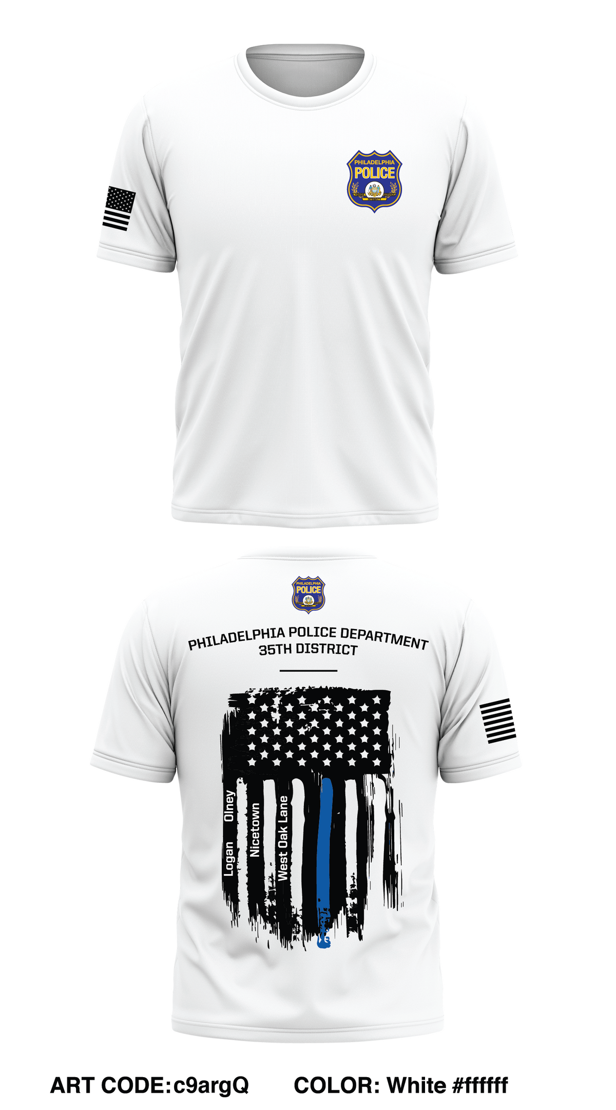 35th District  Store 1 Core Men's SS Performance Tee - c9argQ