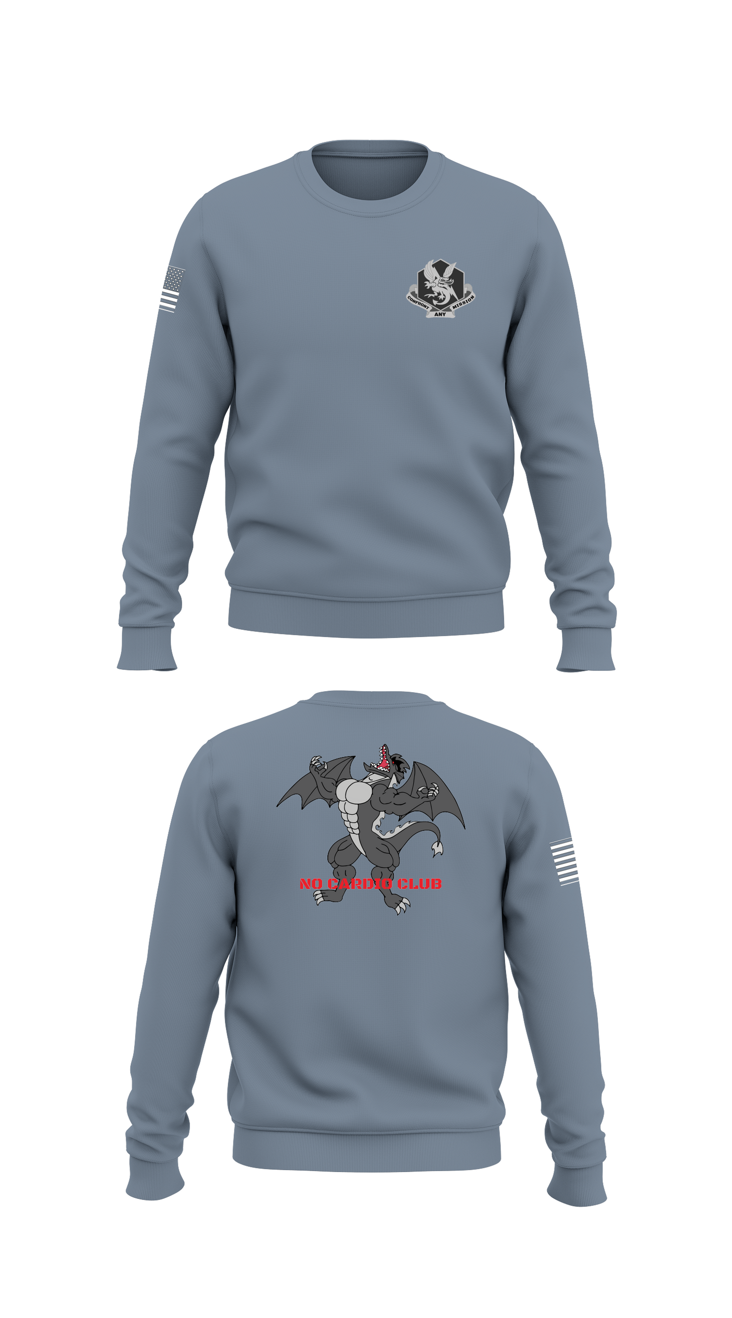 83d Chemical Battalion Store 1 Core Men's Crewneck Performance Sweatshirt - 97444028408
