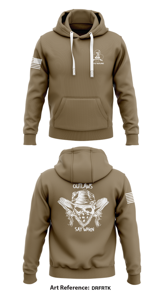 2nd Platoon, C Co, 1-327IN Store 1  Core Men's Hooded Performance Sweatshirt - DrfrtK