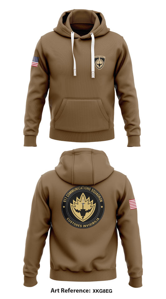 911th Communications Squadron Store 1  Core Men's Hooded Performance Sweatshirt - XkG8Eg