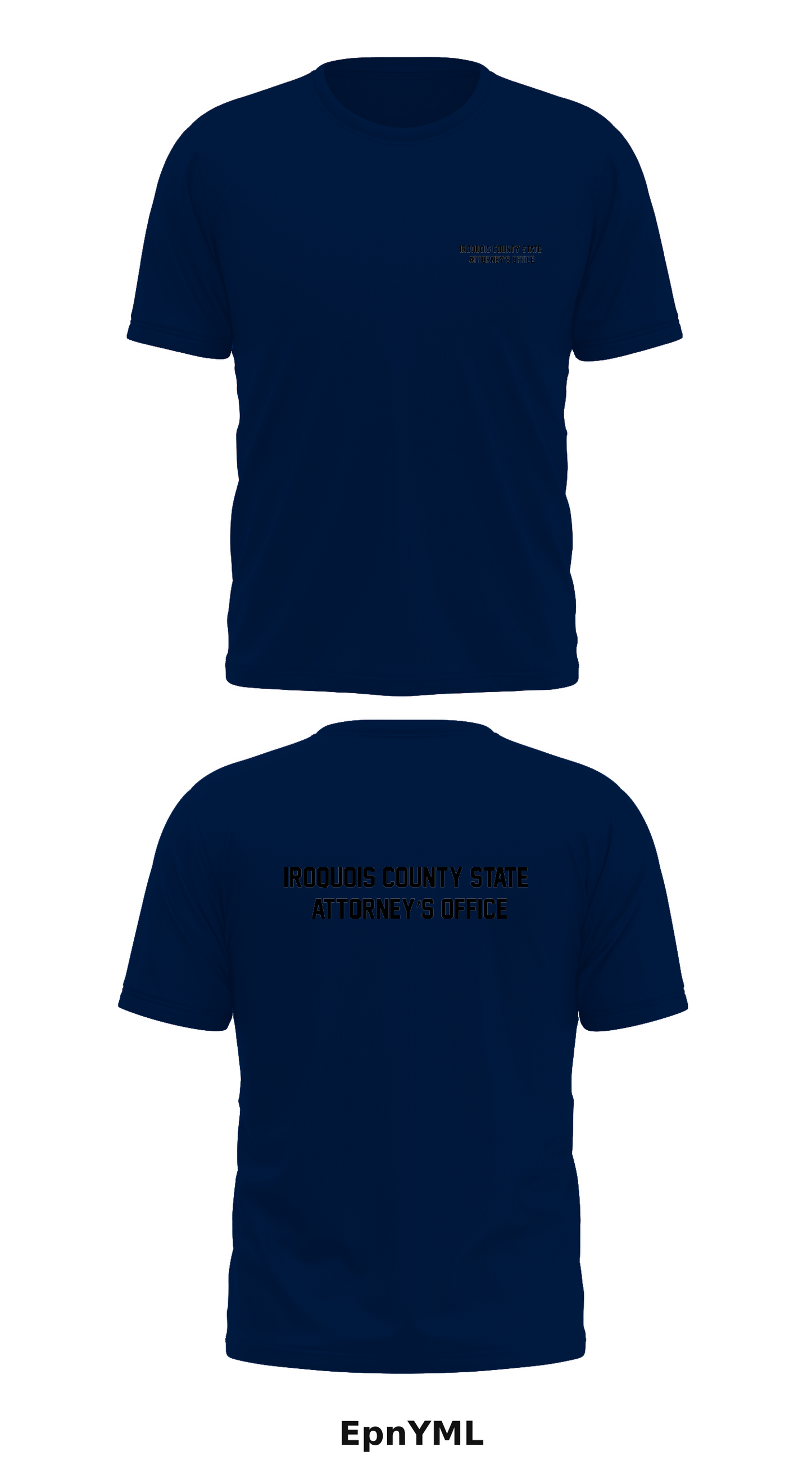 Iroquois County State’s Attorney’s Office Store 1 Core Men's SS Performance Tee - EpnYML