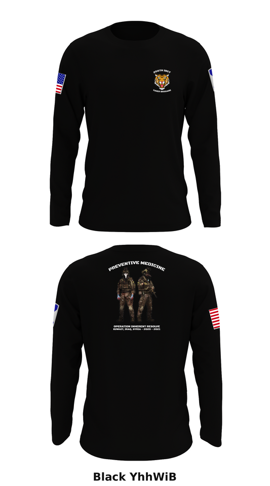 LANG 256th IBCT Store 1 Core Men's LS Performance Tee - YhhWiB