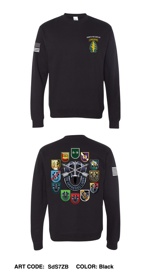 1528TH FORWARD SUPPORT COMPANY (SPECIAL OPERATIONS) (AIRBORNE) Comfort Unisex Crewneck Sweatshirt -  SdS7ZB