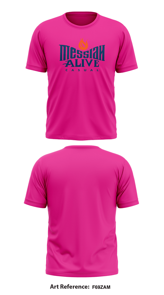 Messiah Alive Store 1 Core Men's SS Performance Tee - f69Zam