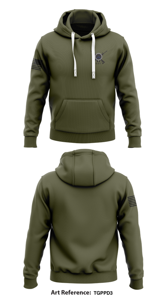 GCRTA Emergency Service Team (EST) Store 1  Core Men's Hooded Performance Sweatshirt - tgPPD3