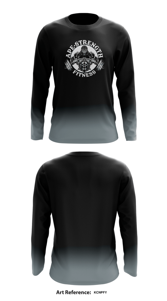 APE STRENGTH FITNESS Store 1 Core Men's LS Performance Tee - kCNPFy