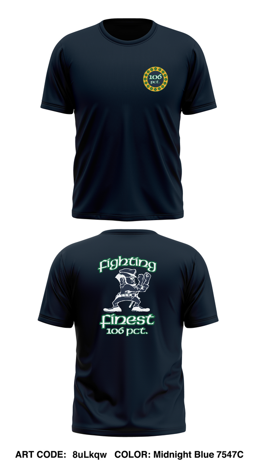 106 Precinct Store 1 Core Men's SS Performance Tee - 8uLkqw