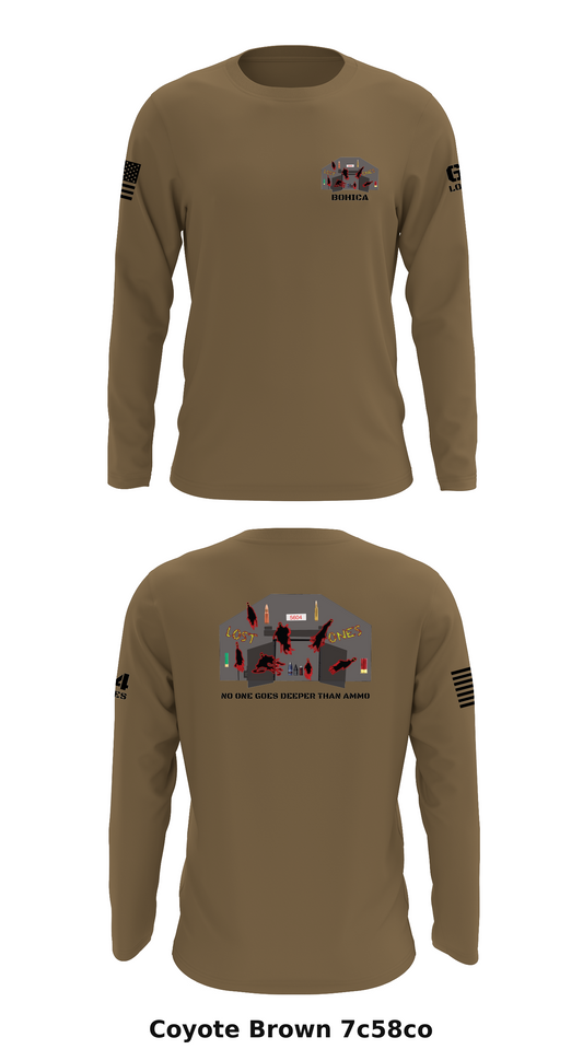 664 OD PLT Store 1 Core Men's LS Performance Tee - 7c58co
