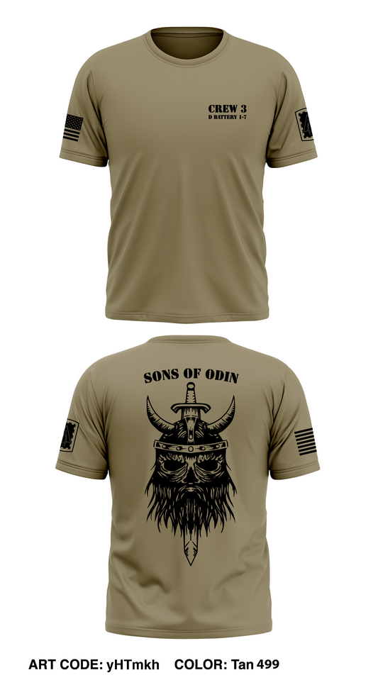 Crew 3 D battery 1-7 Store 1 Core Men's SS Performance Tee - yHTmkh
