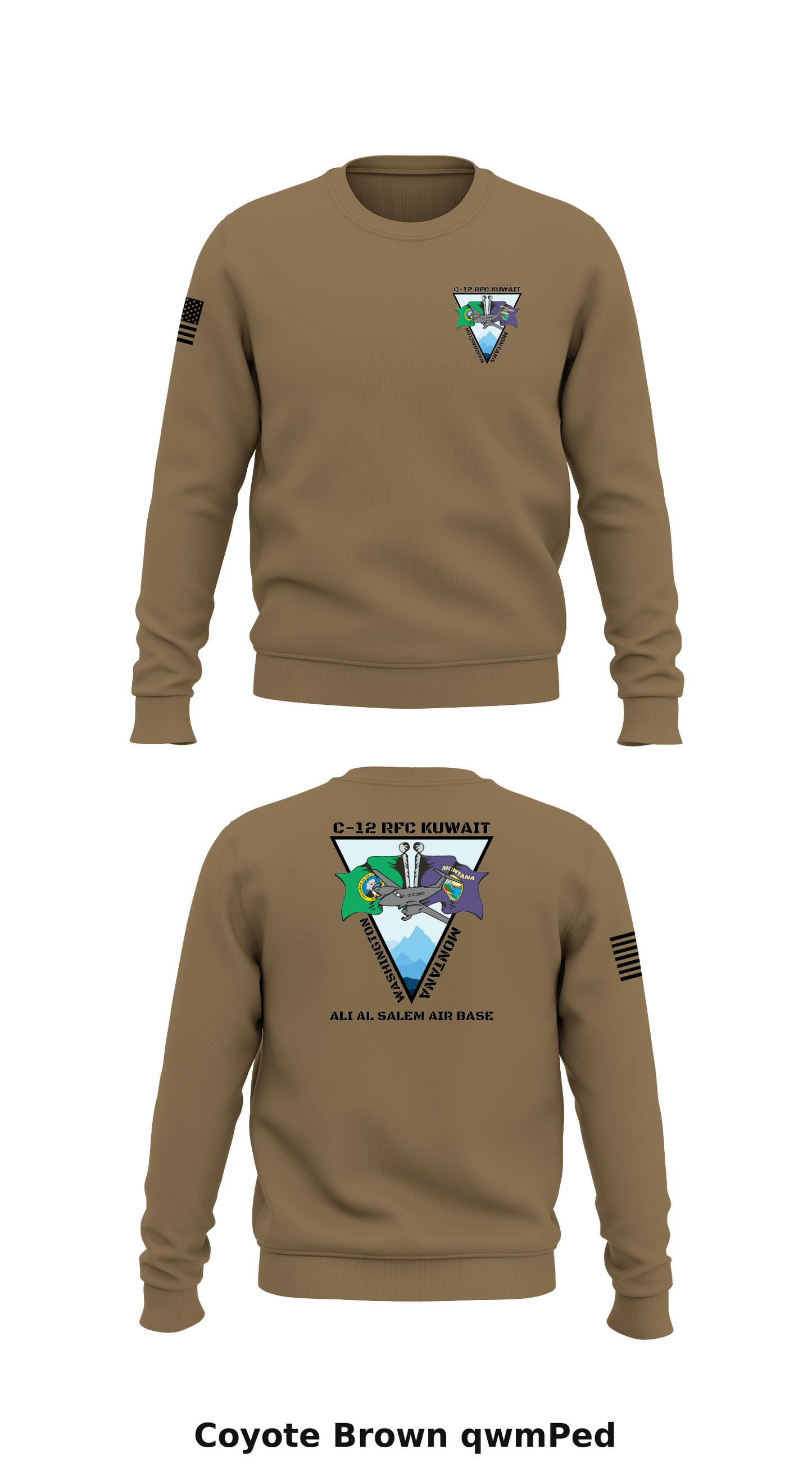 C-12 RFC Kuwait Store 1 Core Men's Crewneck Performance Sweatshirt - qwmPed