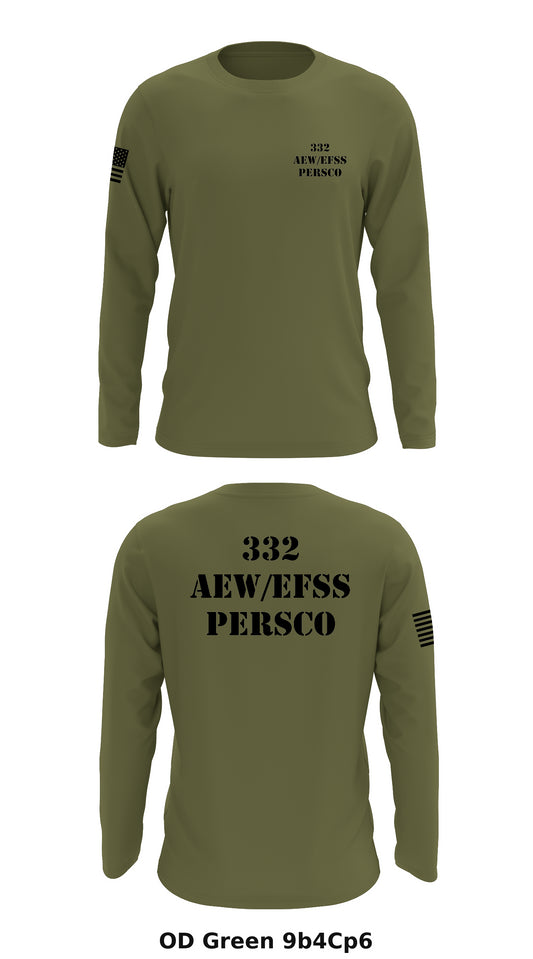 332 AEW/EFSS PERSCO Store 1 Core Men's LS Performance Tee - 9b4Cp6