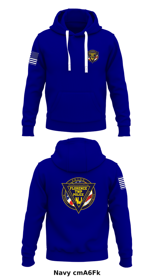 Florence Twp Police Dept Store 1  Core Men's Hooded Performance Sweatshirt - cmA6Fk