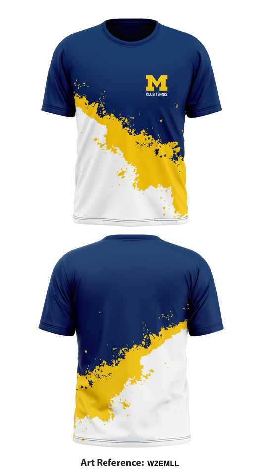 Michigan Club Tennis  Store 1 Core Men's SS Performance Tee - WzemLL