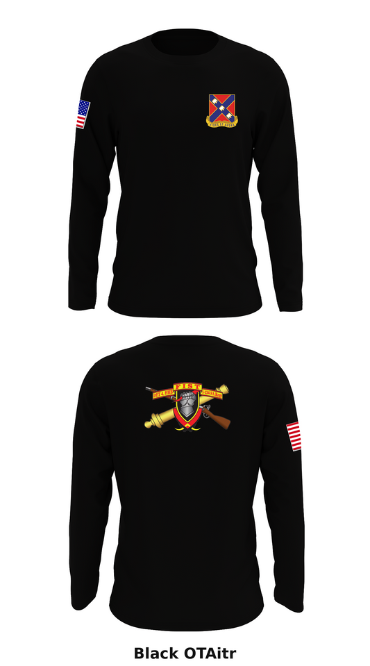 DET 4, HHB, 1-134th FAR Store 1 Core Men's LS Performance Tee - OTAitr