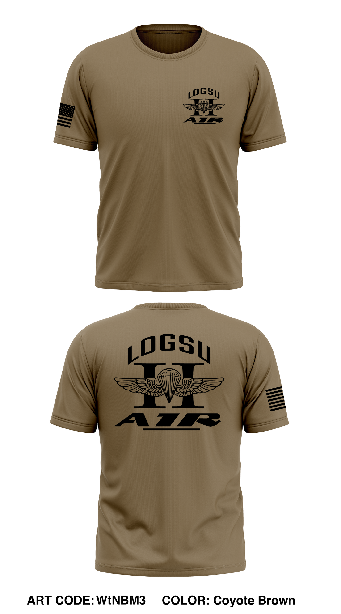 LOGSU-2 Airops Store 1 Core Men's SS Performance Tee - WtNBM3
