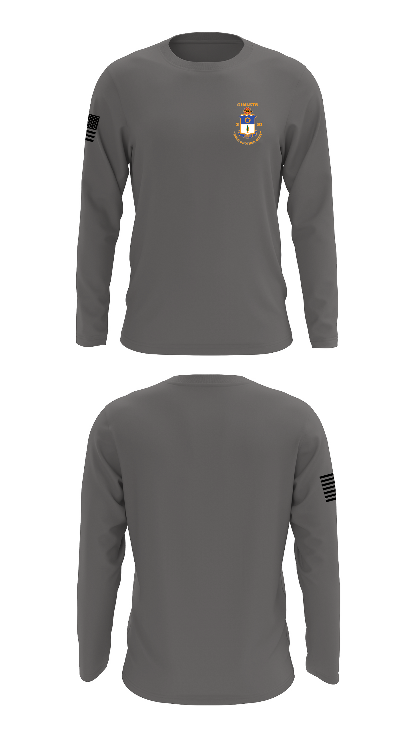 3/21 infantry store 1 Core Men's LS Performance Tee - 52366732235