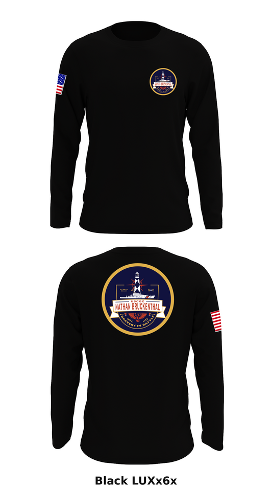 USCGC NATHAN BRUCKENTHAL  Store 1 Core Men's LS Performance Tee - LUXx6x