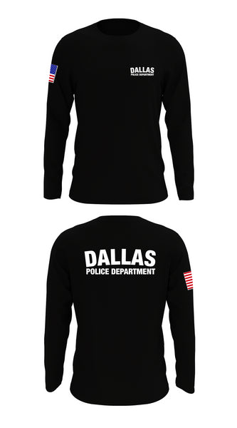 Dallas Police Department Store 1 Core Men's LS Performance Tee