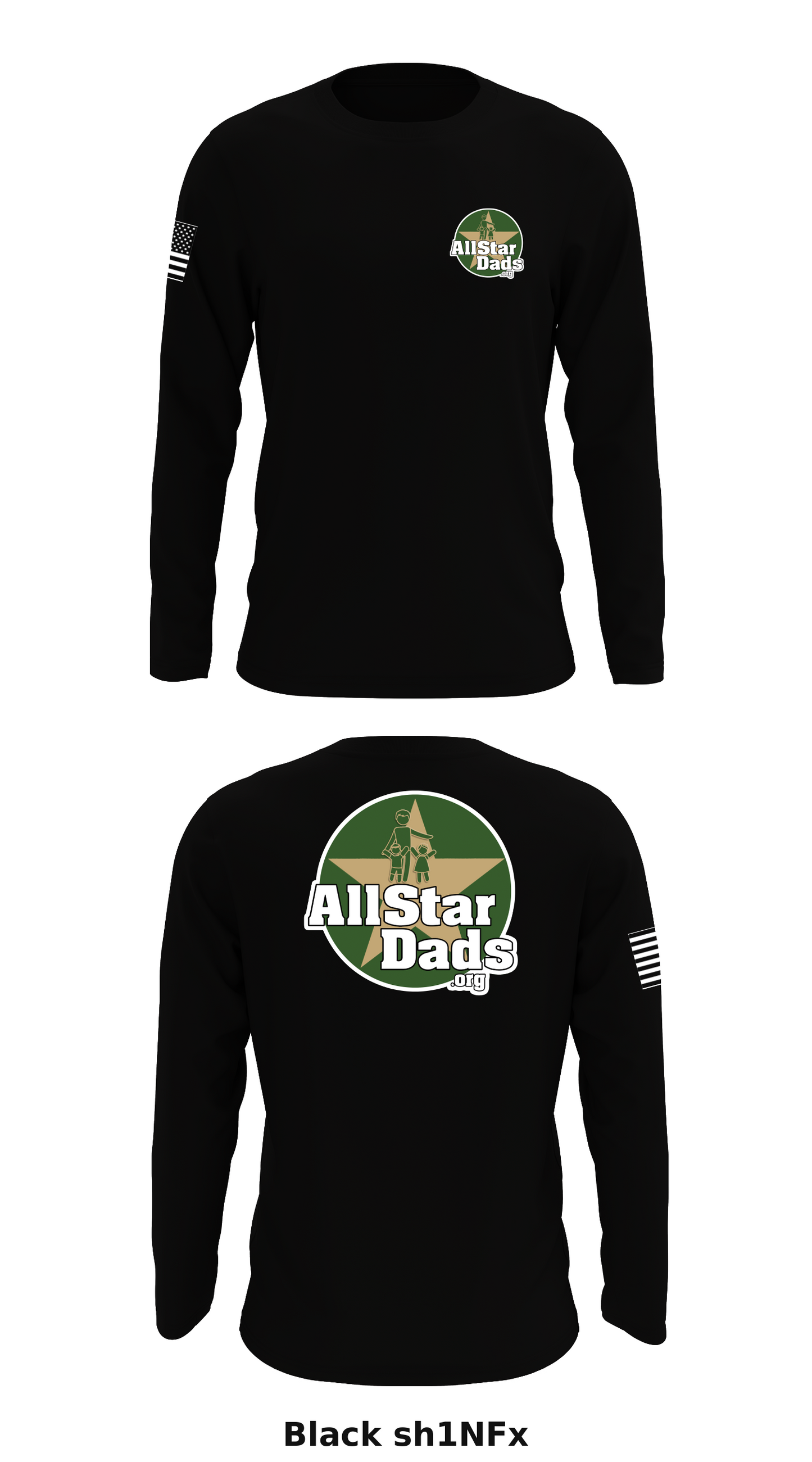All Star Dads Store 1 Core Men's LS Performance Tee - sh1NFx