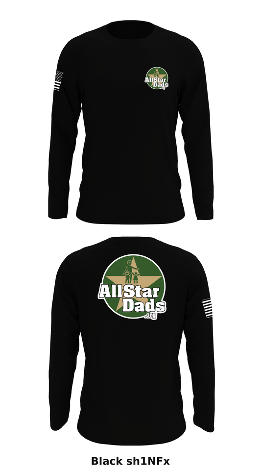 All Star Dads Store 1 Core Men's LS Performance Tee - sh1NFx