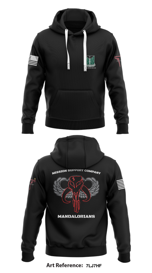 Mission Support Company -Mandalorians- Store 1  Core Men's Hooded Performance Sweatshirt - 7Lj7hf