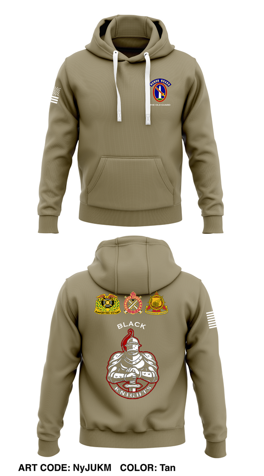 529th RSC, 4th BN, 3rd IN REGT Store 1  Core Men's Hooded Performance Sweatshirt - NyJUKM
