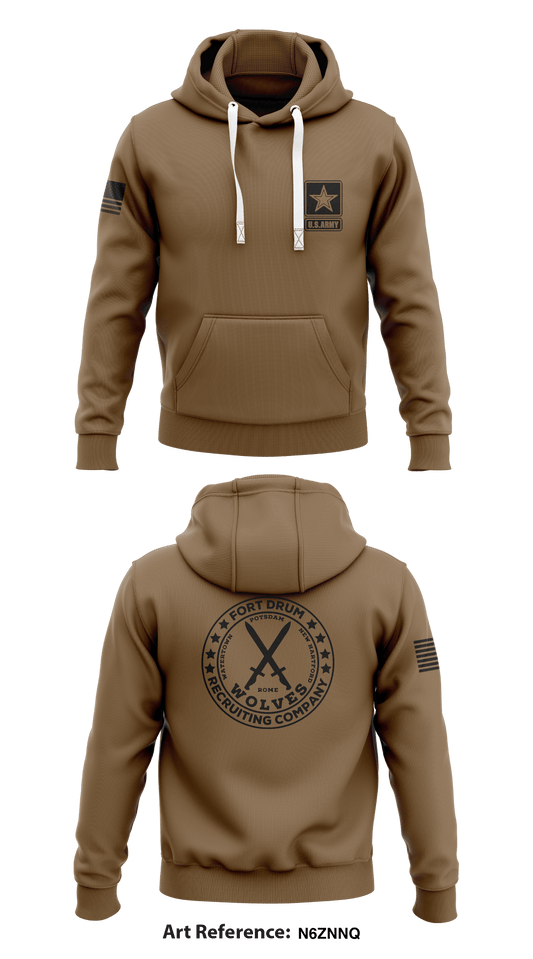 Fort Drum Recruiting Company Store 1  Core Men's Hooded Performance Sweatshirt - N6zNnQ