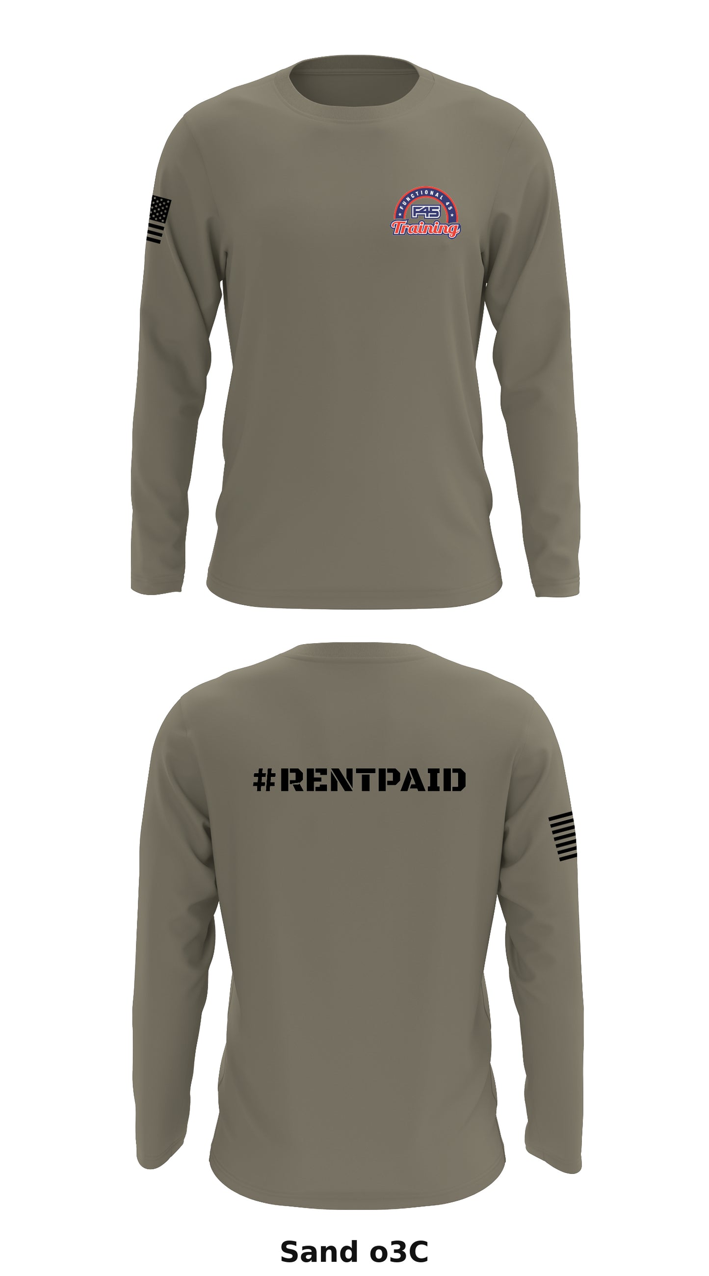 F45 Training Mayfaire Store 1 Core Men's LS Performance Tee - o3C