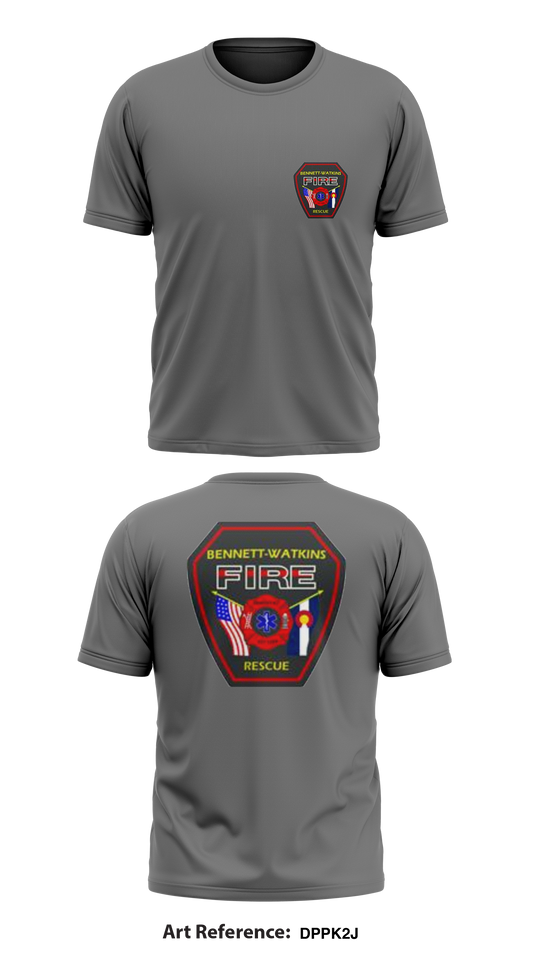 Bennett-Watkins Fire Rescue Core Men's SS Performance Tee - DPpK2j