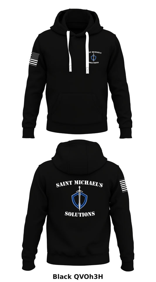 Saint Michael's Solutions Store 1  Core Men's Hooded Performance Sweatshirt - QVOh3H