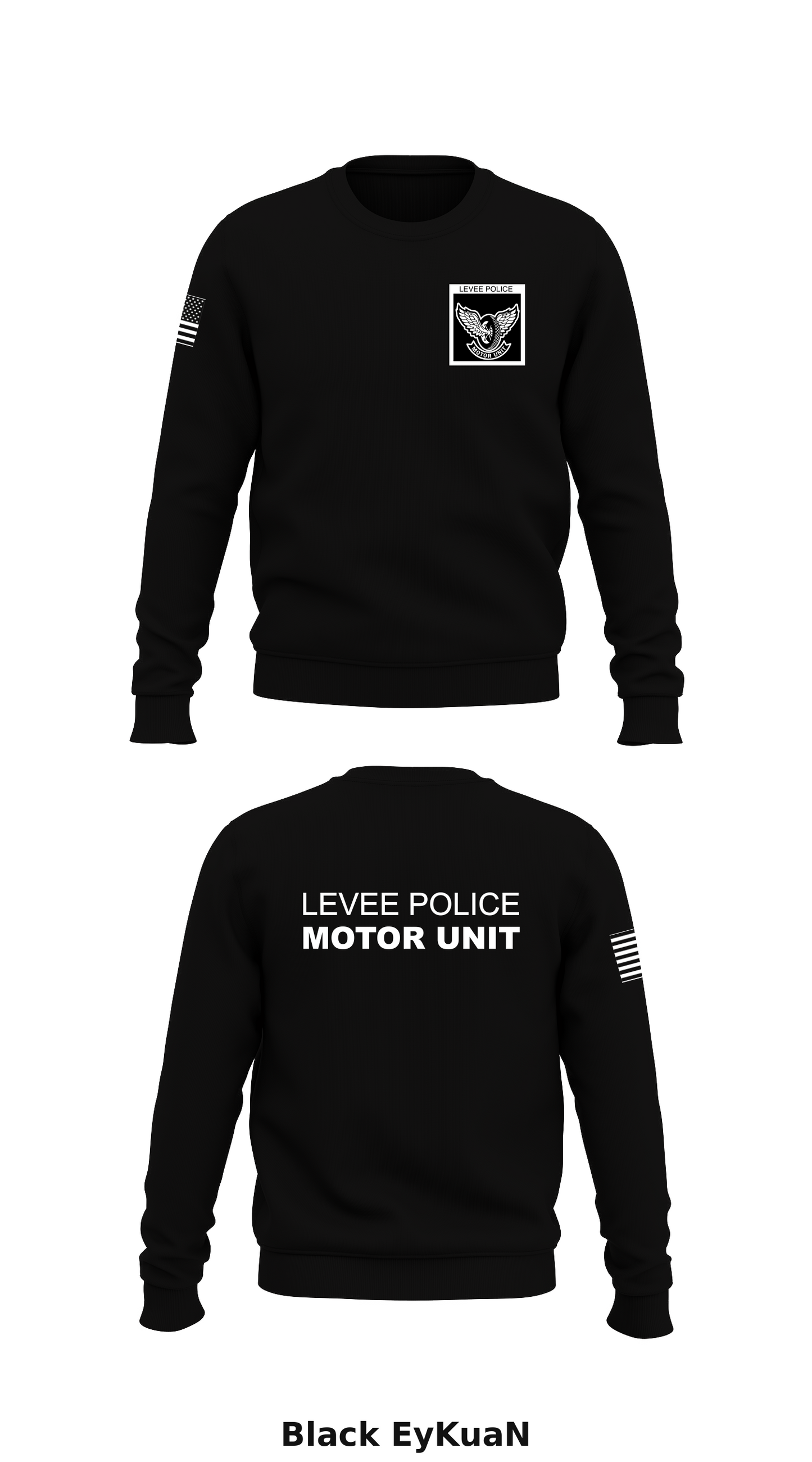 OLDPD Store 1 Core Men's Crewneck Performance Sweatshirt - EyKuaN