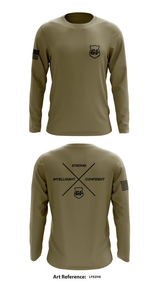 61st ROC Store 1 Core Men's LS Performance Tee - LFEzhS