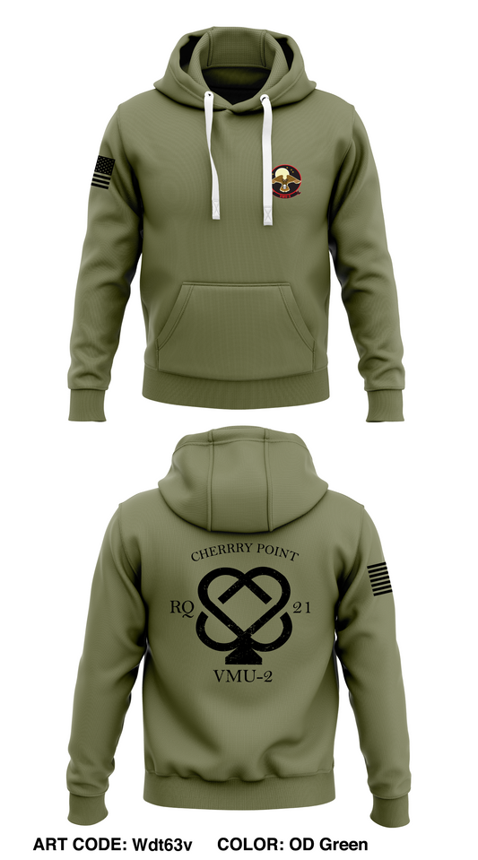VMU-2  Store 1  Core Men's Hooded Performance Sweatshirt - Wdt63v