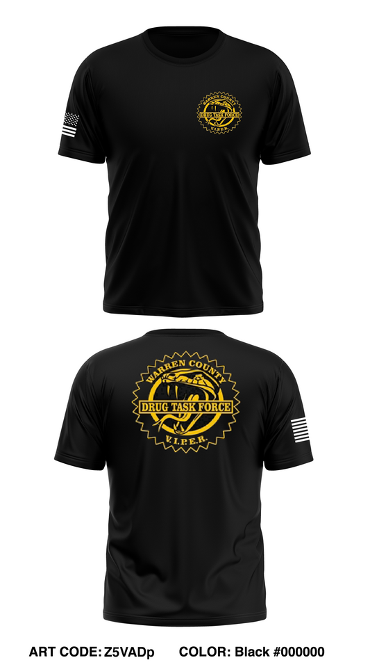 Warren Co. Drug Task Force Store 1 Core Men's SS Performance Tee - Z5VADp