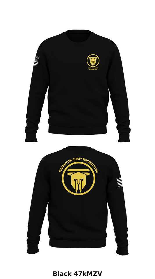 Thornton Army Recruiting  Store 1 Core Men's Crewneck Performance Sweatshirt - 47kMZV