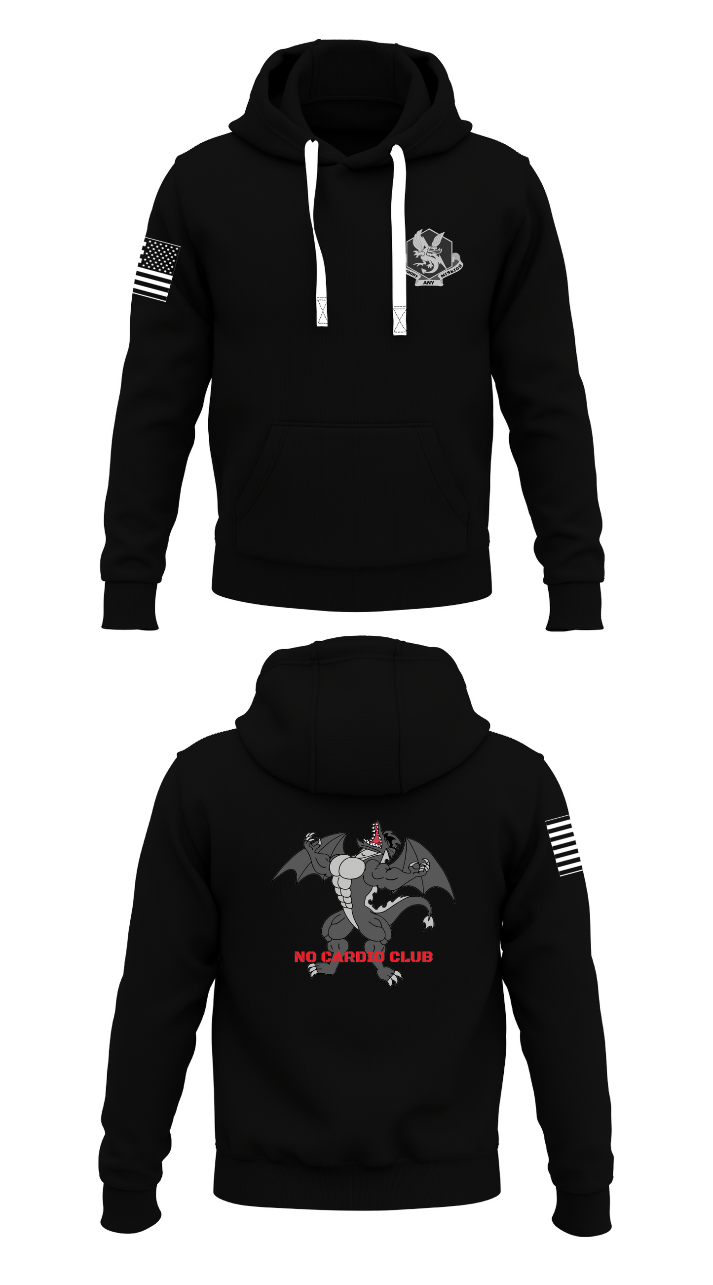 83d Chemical Battalion Store 1  Core Men's Hooded Performance Sweatshirt - 44694751521